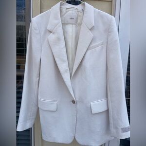 Aritzia Wilfred Blazer - White /Ivory Sz M